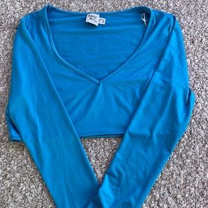 Princess polly cropped love sleeve, spandex material size 12